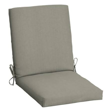 Mainstays 37 inchl x 19.5 inchw Tan 1 Piece Rectangle Outdoor Chair Cushion, Size: 19.5 inch W x 37 inch D x 3.5 inch H